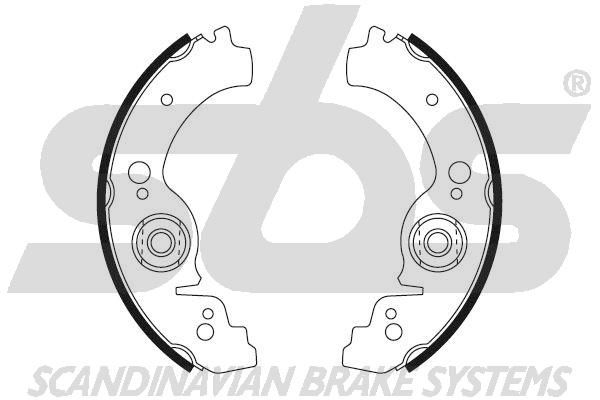 SBS Комплект тормозных колодок 18492723283