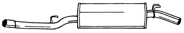 SIGAM Izplūdes gāzu trokšņa slāpētājs (pēdējais) 12649