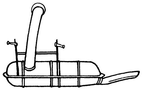 SIGAM Izplūdes gāzu trokšņa slāpētājs (pēdējais) 12907