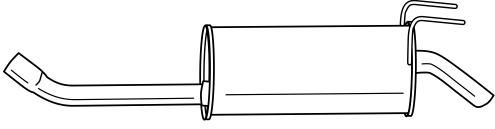 SIGAM Глушитель выхлопных газов конечный 13652