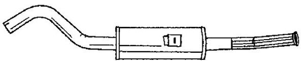 SIGAM Izplūdes gāzu trokšņa slāpētājs (pēdējais) 16616