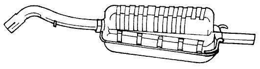 SIGAM Izplūdes gāzu trokšņa slāpētājs (pēdējais) 25696