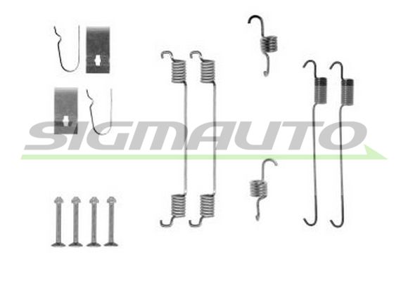 SIGMAUTO Piederumu komplekts, Bremžu loki SK0527