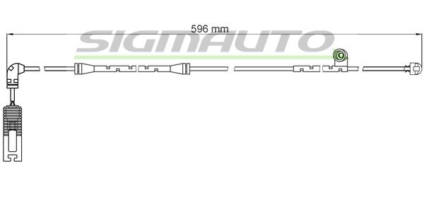 SIGMAUTO Сигнализатор, износ тормозных колодок WI0630