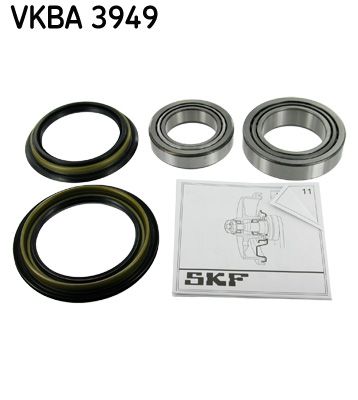 SKF Комплект подшипника ступицы колеса VKBA 3949