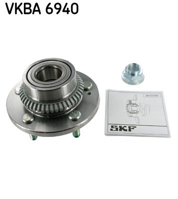 SKF Riteņa rumbas gultņa komplekts VKBA 6940