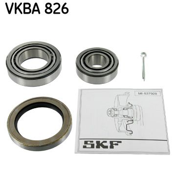 SKF Комплект подшипника ступицы колеса VKBA 826