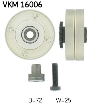 SKF Натяжной ролик, ремень ГРМ VKM 16006