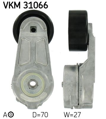 SKF Натяжной ролик, поликлиновой ремень VKM 31066