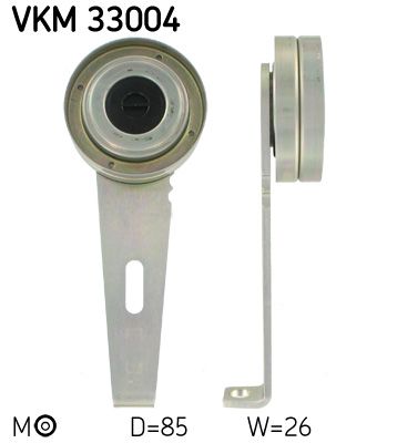 SKF Spriegotājrullītis, Ķīļrievu siksna VKM 33004