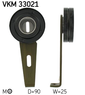 SKF Натяжной ролик, поликлиновой ремень VKM 33021