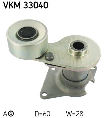 SKF Натяжной ролик, поликлиновой ремень VKM 33040