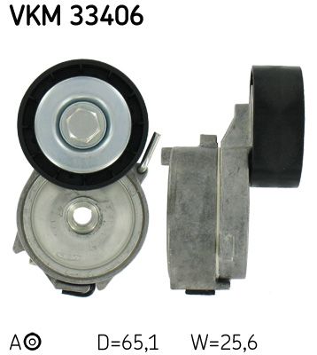 SKF Натяжной ролик, поликлиновой ремень VKM 33406