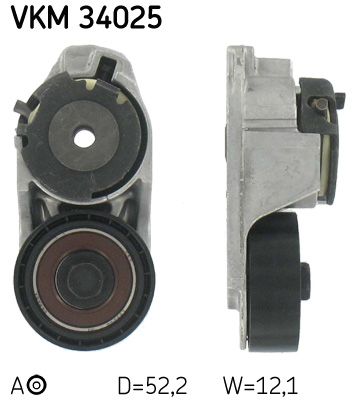 SKF Натяжной ролик, поликлиновой ремень VKM 34025