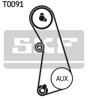 SKF Zobsiksnas komplekts VKMA 01003