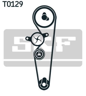 SKF Комплект ремня ГРМ VKMA 02215