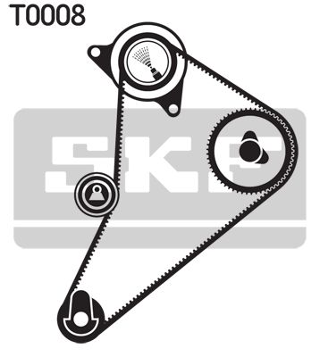 SKF Zobsiksnas komplekts VKMA 04300