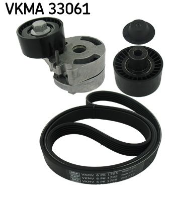 SKF Поликлиновой ременный комплект VKMA 33061