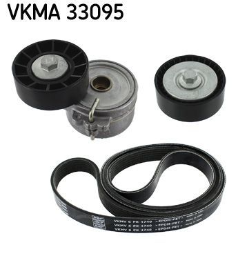 SKF Поликлиновой ременный комплект VKMA 33095