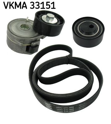 SKF Поликлиновой ременный комплект VKMA 33151