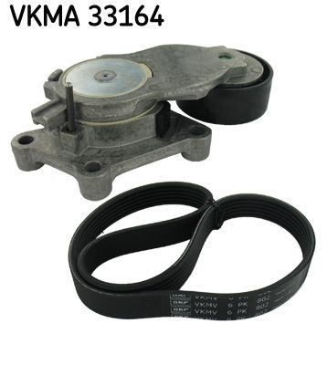 SKF Поликлиновой ременный комплект VKMA 33164