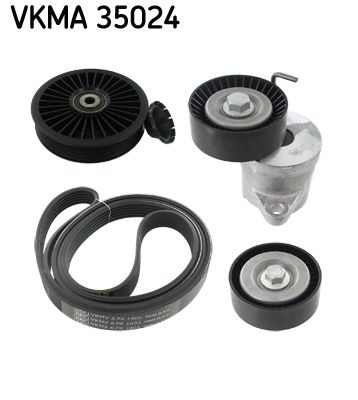 SKF Поликлиновой ременный комплект VKMA 35024
