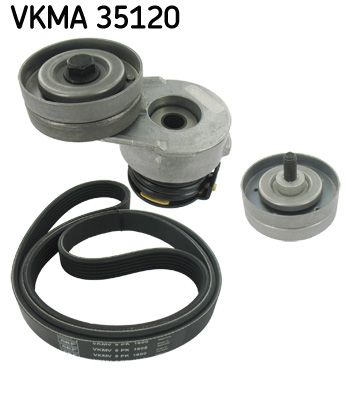 SKF Поликлиновой ременный комплект VKMA 35120