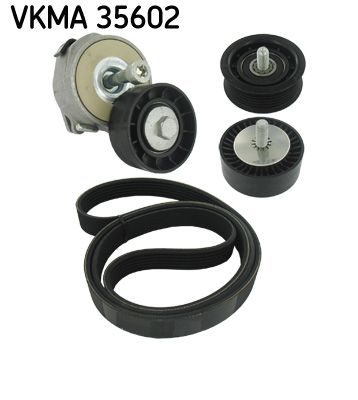 SKF Поликлиновой ременный комплект VKMA 35602