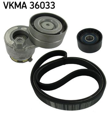 SKF Поликлиновой ременный комплект VKMA 36033