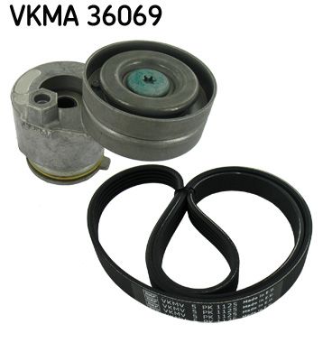 SKF Поликлиновой ременный комплект VKMA 36069