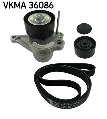 SKF Поликлиновой ременный комплект VKMA 36086