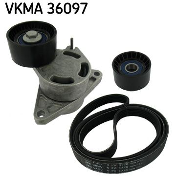 SKF Поликлиновой ременный комплект VKMA 36097