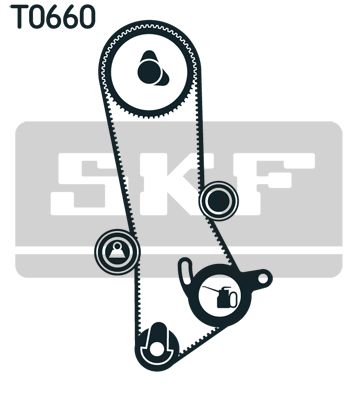 SKF Комплект ремня ГРМ VKMA 91201