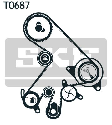 SKF Zobsiksnas komplekts VKMA 91303