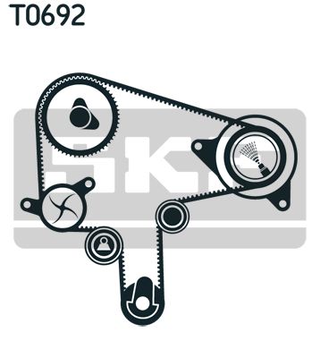 SKF Комплект ремня ГРМ VKMA 94612