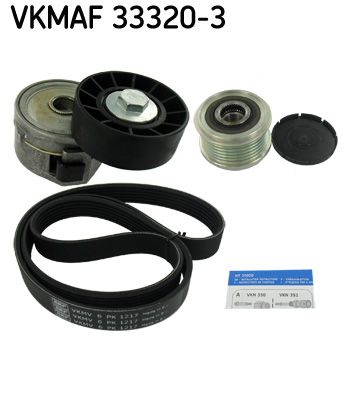 SKF Поликлиновой ременный комплект VKMAF 33320-3