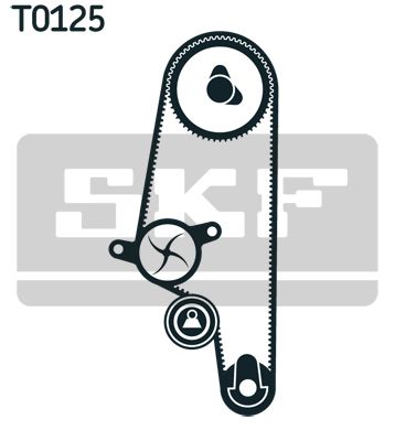 SKF Водяной насос + комплект зубчатого ремня VKMC 01108