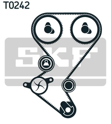 SKF Ūdenssūknis + Zobsiksnas komplekts VKMC 03218