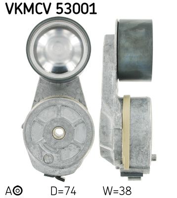 SKF Натяжной ролик, поликлиновой ремень VKMCV 53001