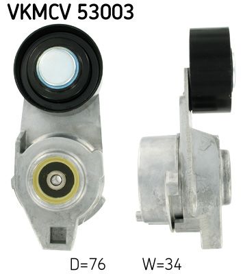 SKF Натяжной ролик, поликлиновой ремень VKMCV 53003