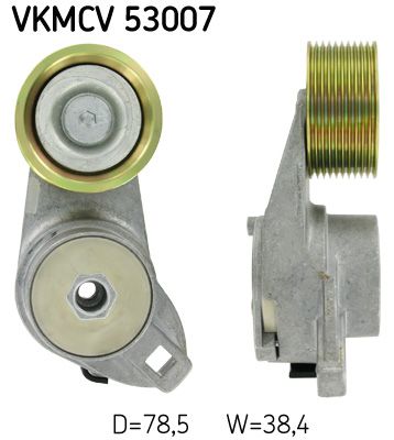 SKF Натяжной ролик, поликлиновой ремень VKMCV 53007