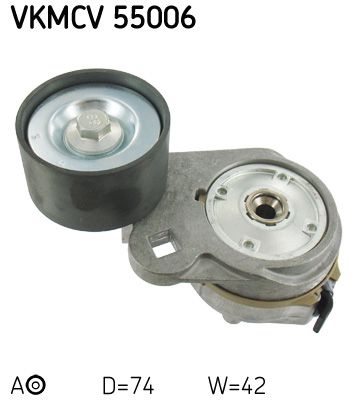 SKF Spriegotājrullītis, Ķīļrievu siksna VKMCV 55006