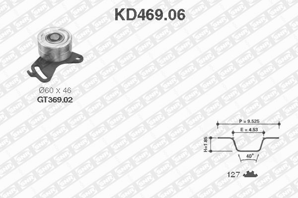 SNR Zobsiksnas komplekts KD469.06