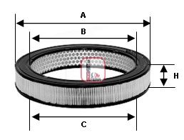 SOFIMA Gaisa filtrs S 0939 A