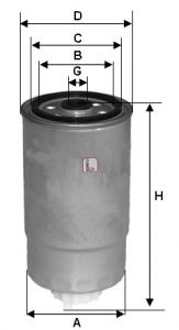 SOFIMA Топливный фильтр S 0H2O NR