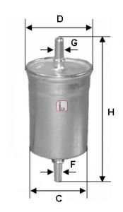 SOFIMA Топливный фильтр S 1515 B