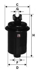 SOFIMA Топливный фильтр S 1553 B