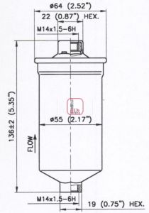 SOFIMA Топливный фильтр S 1770 B
