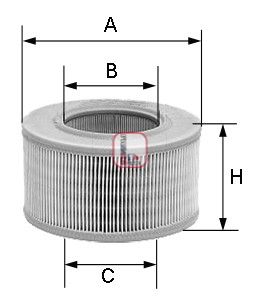 SOFIMA Gaisa filtrs S 2440 A