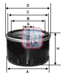 SOFIMA Eļļas filtrs S 3565 R